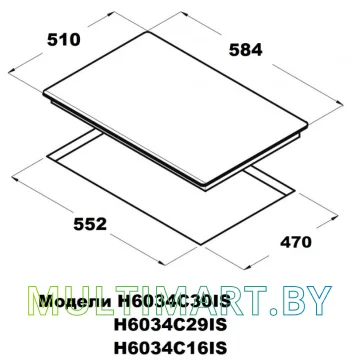 Газовая варочная панель Schtoff H6034C30IS (белый) картинка 3